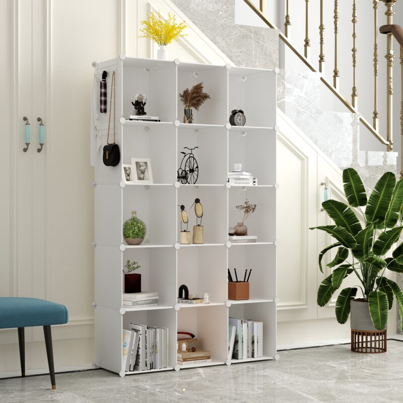C&AHOME Plastic 16-Cube Milky UPCS16M - Image 4